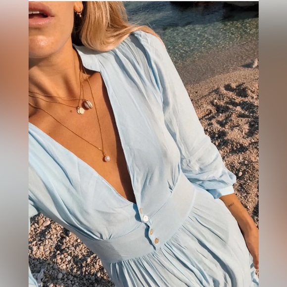 Turquoise Lane Brunch Smock Dress - Picture 9 of 9